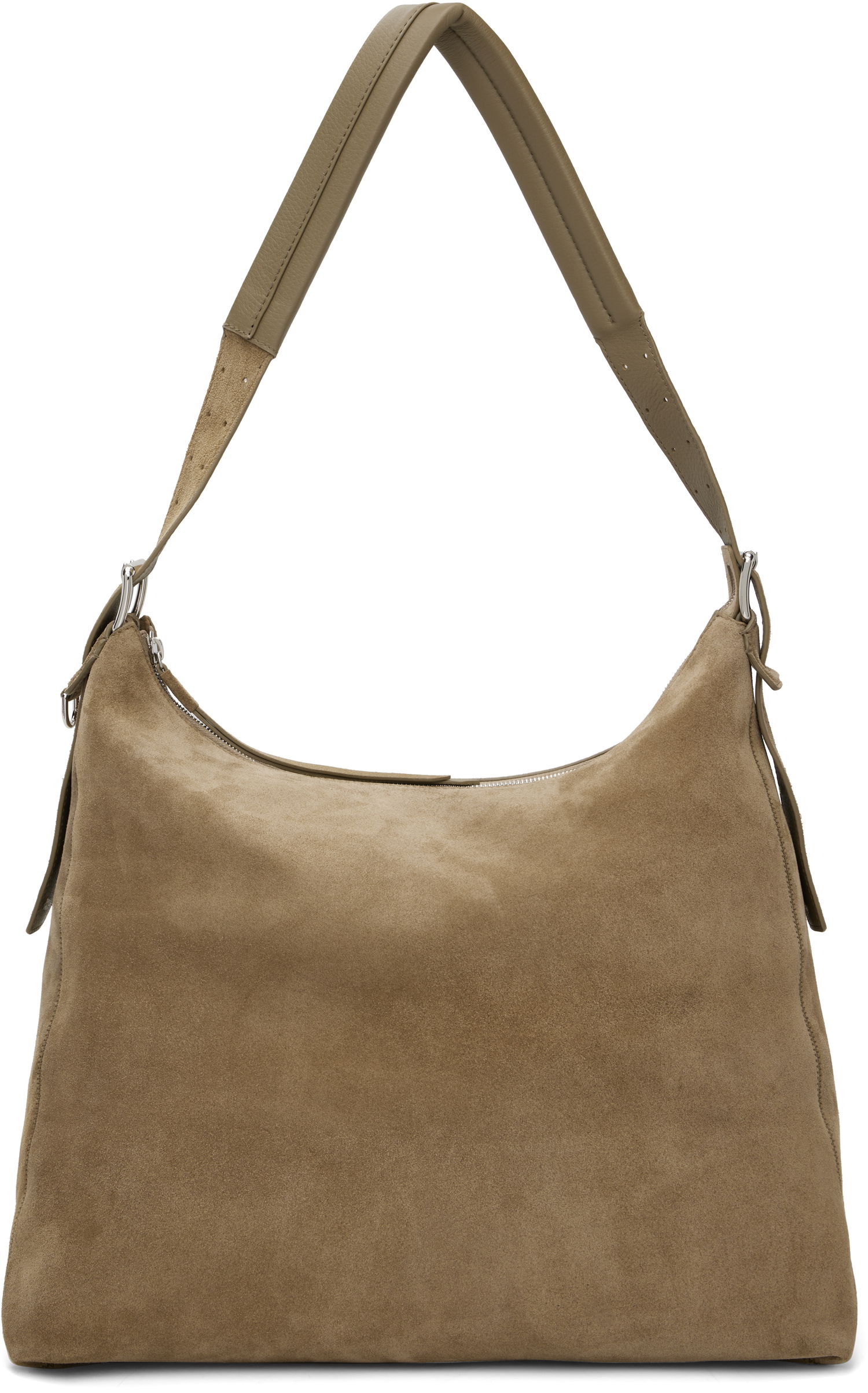 Skuldertaske LEMAIRE Lemaire Belted Suede Shoulder Bag Brun | BG0189 LL0125, 0