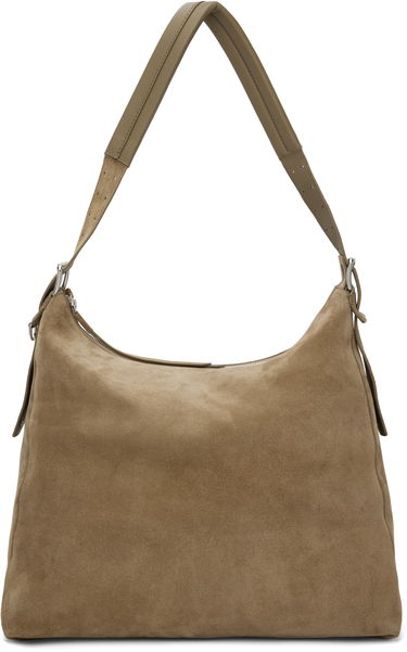 Skuldertaske LEMAIRE Lemaire Belted Suede Shoulder Bag Brun | BG0189 LL0125, 0