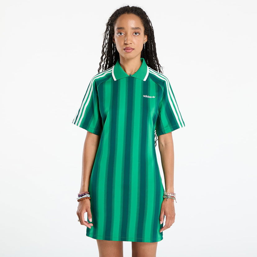 Kjole adidas Originals Football Inspired Graphic Dress Grøn | JW6014