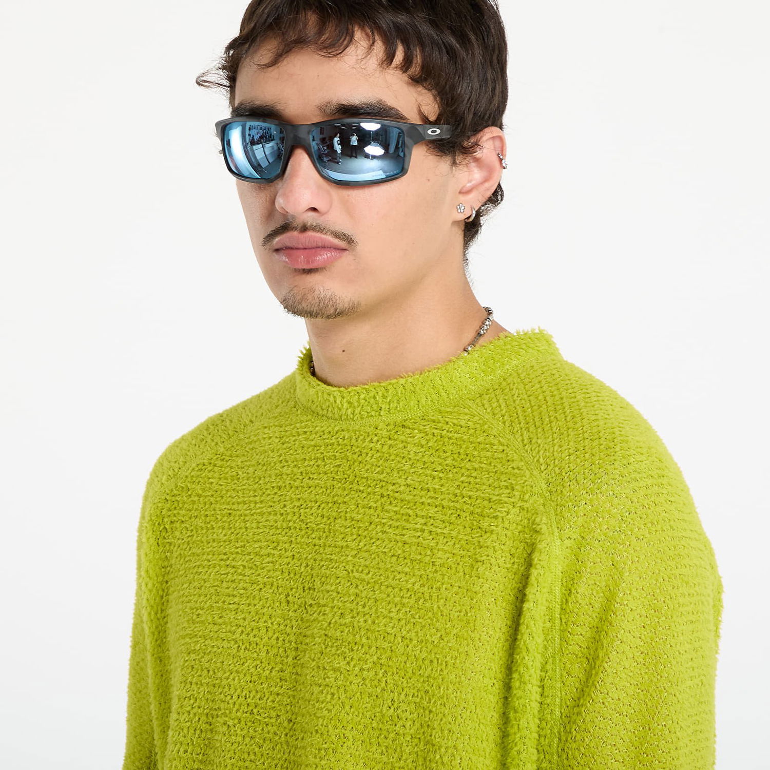 Sweater Satisfy Satisfy FuzzFleece AD Long Tee Grøn | 11067-GG, 1