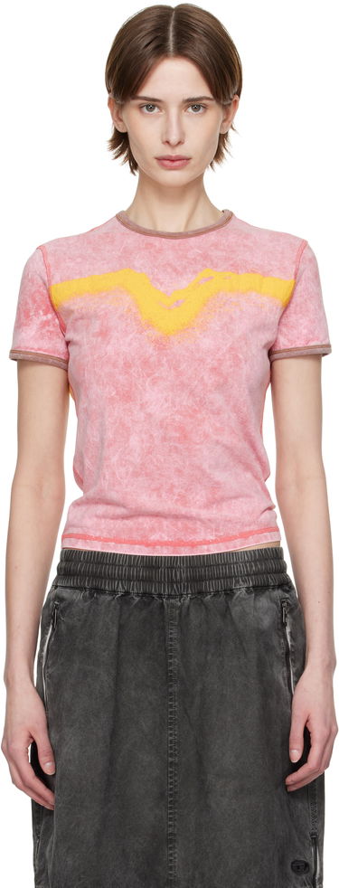 T-shirt Diesel Diesel T-Uncutie-Long-Q3 Graphic T-Shirt Lyserød | A17316 0SLBB, 0