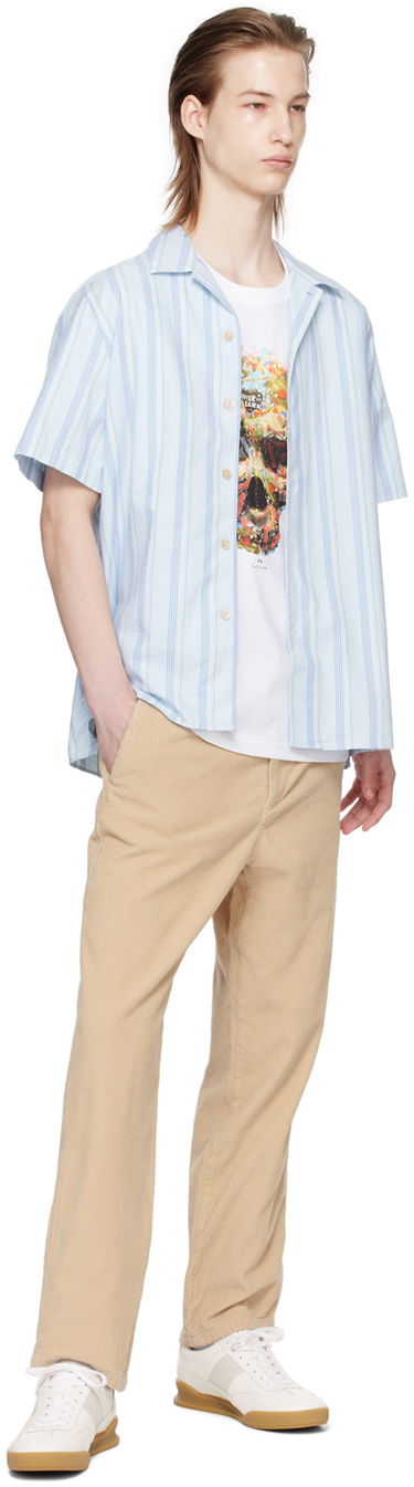 Skjorte Paul Smith PS Paul Smith Stripe Vacation Shirt Blå | M2R-695U-M21996-41, 3