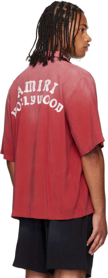 Skjorte AMIRI AMIRI Hollywood Bowling Shirt Rød | AMSTCA1154, 2