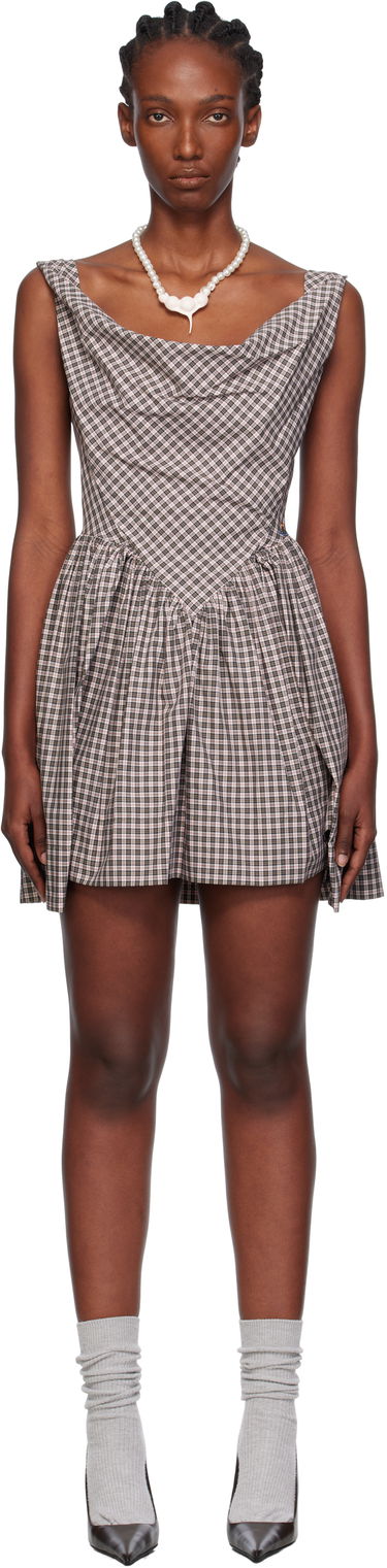 Kjole Vivienne Westwood Vivienne Westwood Sunday Plaid Mini Dress Flerfarvet | 1101039H-W0178-, 0