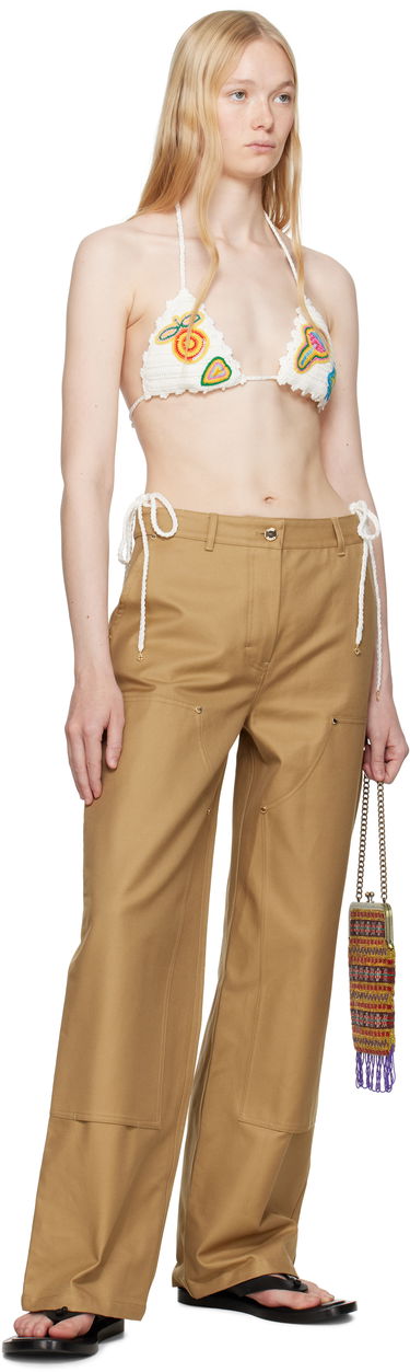 Cargo bukser Casablanca Casablanca Cotton Workwear Trousers Beige | WS25-TR-303-01, 3