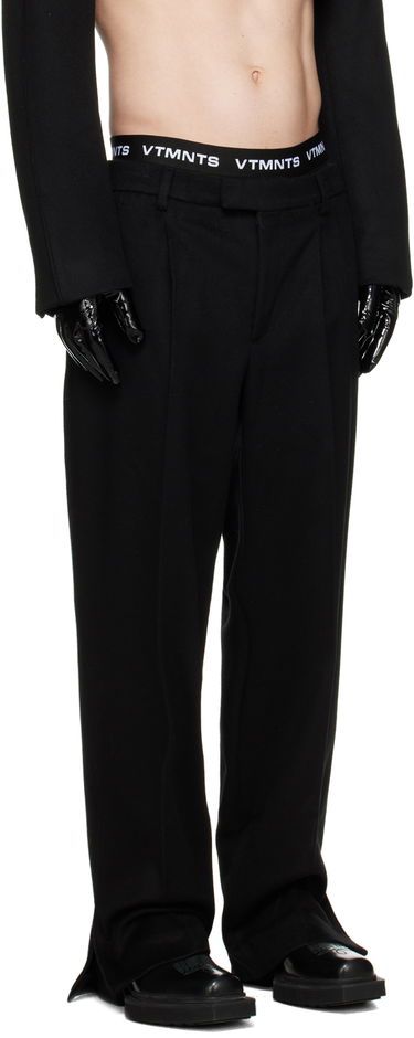 Bukser VETEMENTS Pleated Trousers Sort | VL16PA320B, 1