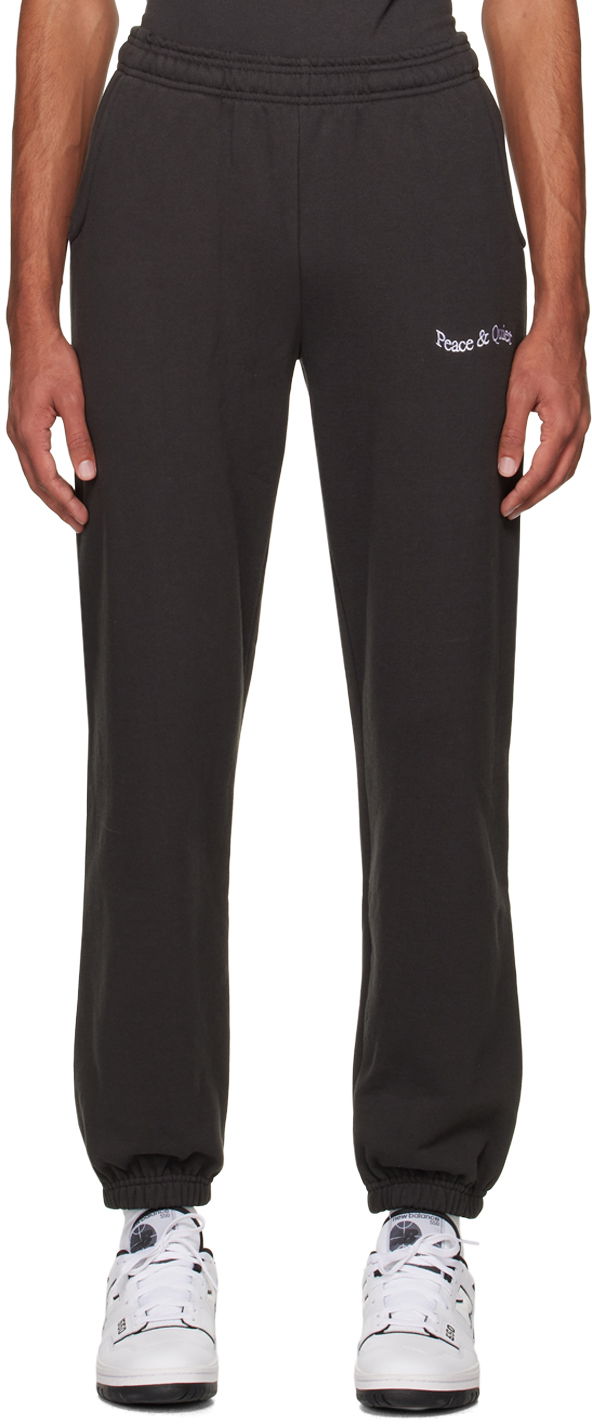 Joggingbukser Museum of Peace & Quiet Wordmark Sweatpants Grå | MOPQ-FW23-18 BLK, 0