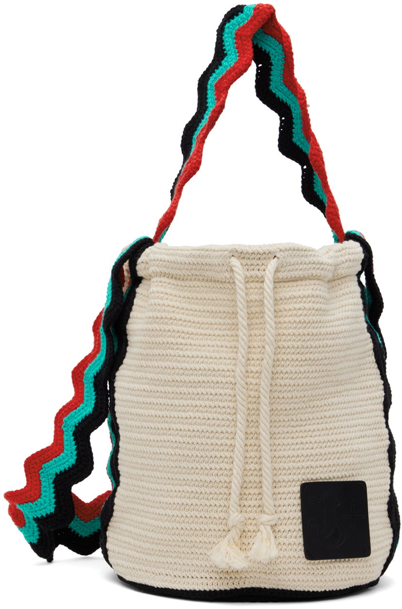 Skuldertaske Jil Sander Knit Bag Beige | J40ZZ0132_J15417