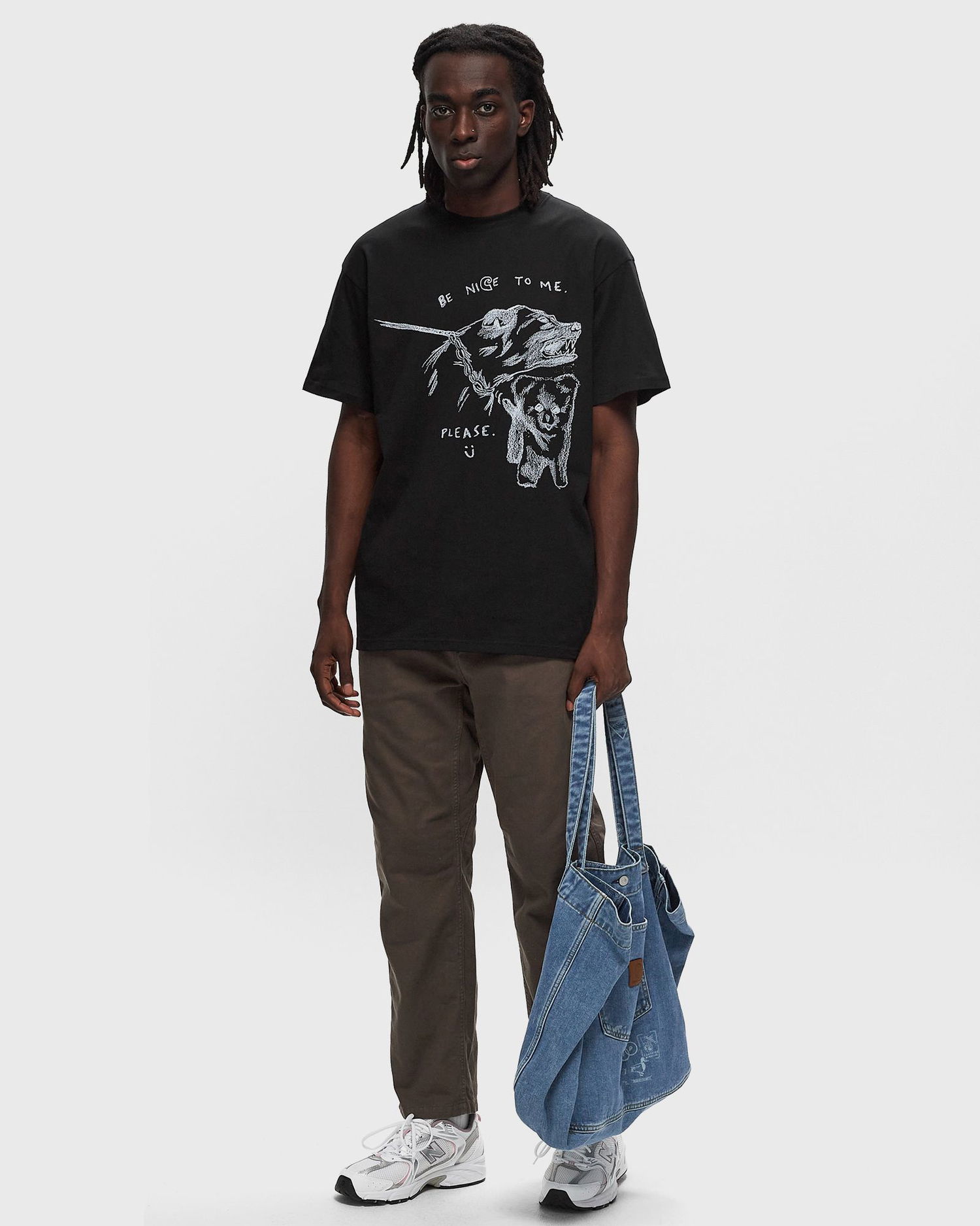T-shirt Carhartt WIP S/S Pepe Be Nice Tee men Shortsleeves black in size:XXL Sort | I033983-0D2.XX, 1