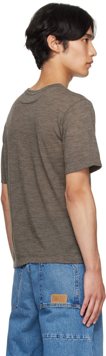 T-shirt Maison Margiela MM6 Maison Margiela 'Welcome' Print T-Shirt Grå | SH0GC0055 M20123, 2