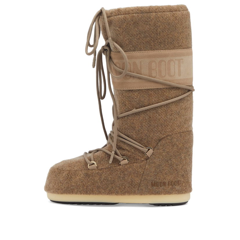 Sneakers og sko Moon Boot Moon Boot Icon Felt Boots Brun | 80D1402960-L017