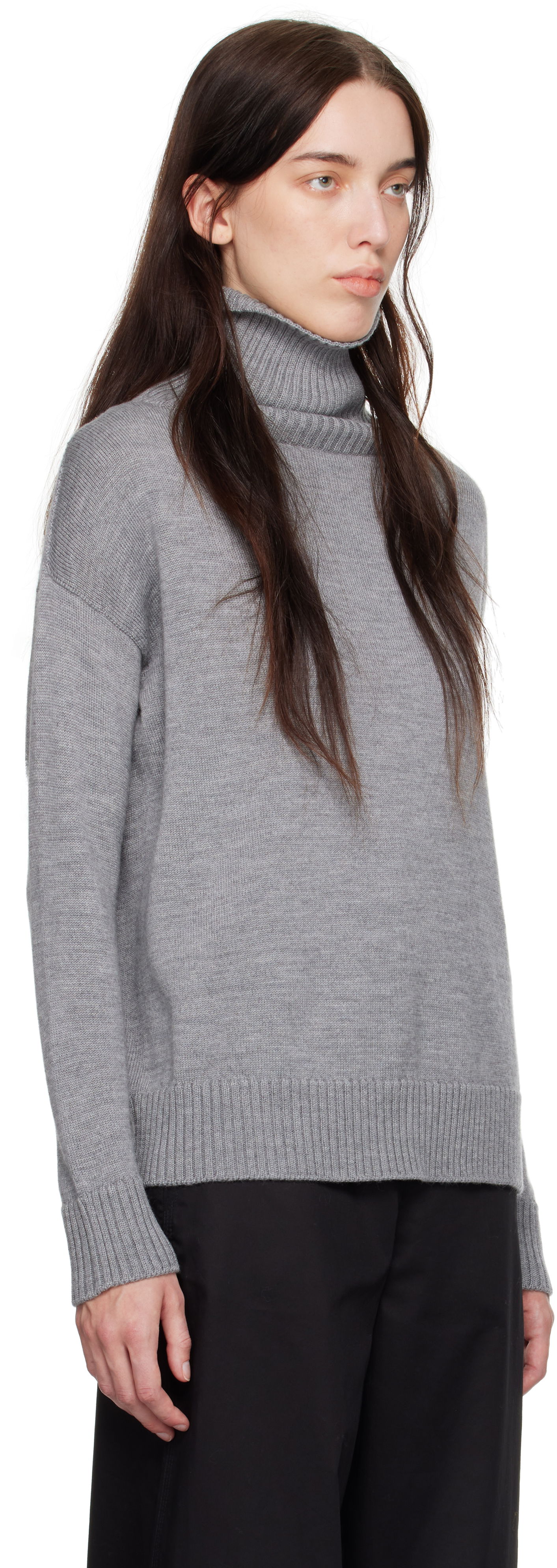 Sweater Max Mara Leisure Turtleneck Grå | 2426366148600 MM12024, 1