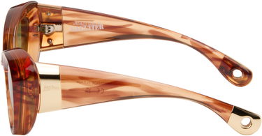 Solbriller Jean Paul Gaultier Jean Paul Gaultier 'The Parisian Cat' Sunglasses Brun | 25/03-U-EY001-X059-18, 2