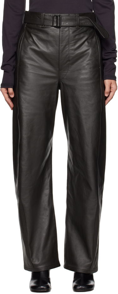 Bukser LEMAIRE Twisted Belted Pants Sort | PA1142 LL0095, 0