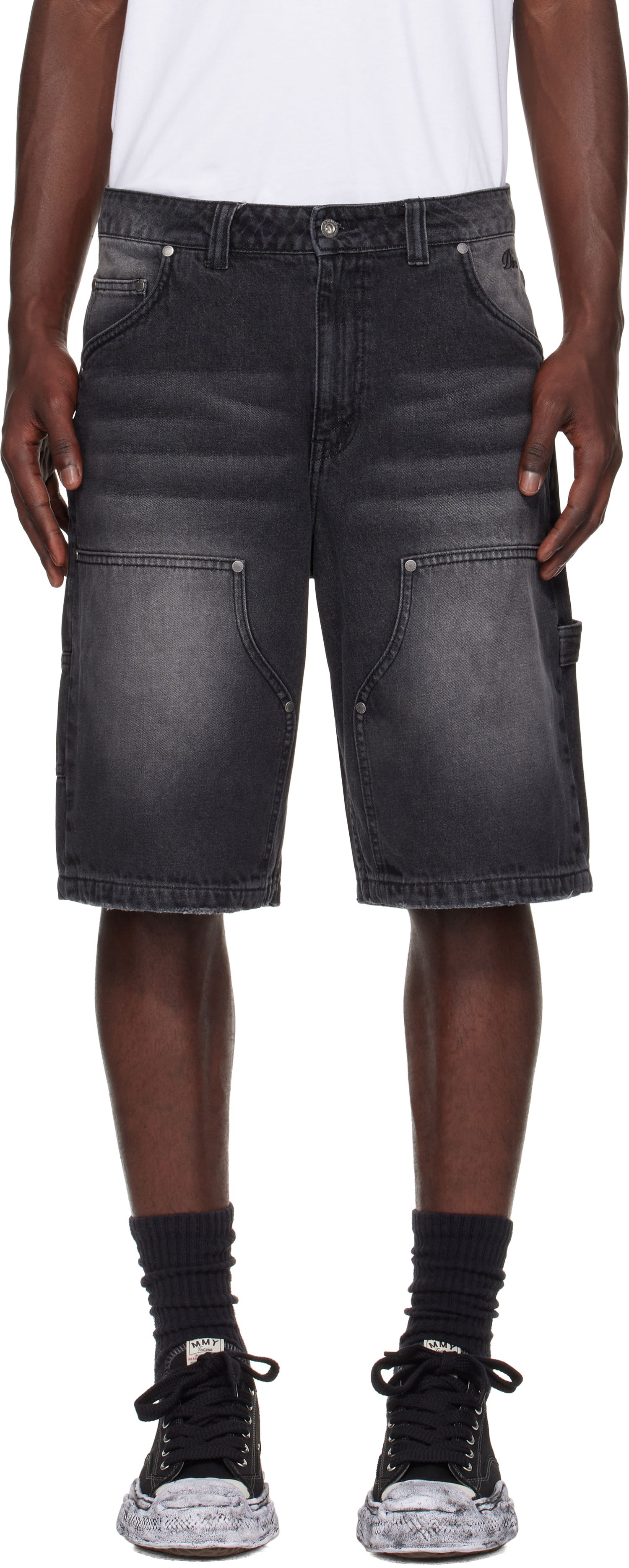 Shorts Dime Dime Carpenter Denim Shorts Sort | DIMESU2517BLK, 0