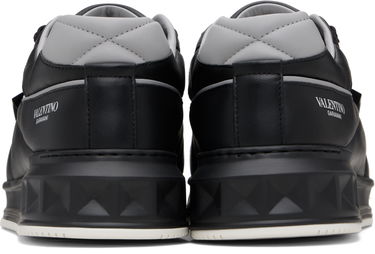 Sneakers og sko Valentino Valentino Garavani One Stud Low-Top Nappa Sort | 7Y2S0E71NWN, 1
