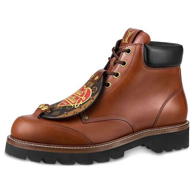 Sneakers og sko Louis Vuitton x Nigo Ankle Boots Brun | 1A9ID0, 0