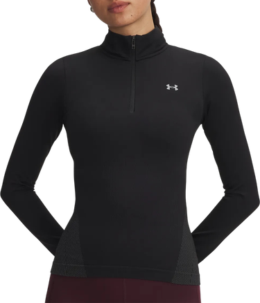 T-shirt Under Armour Long Sleeve Vanish Seamless Quarter Zip Top Sort | 6000644-003, 0