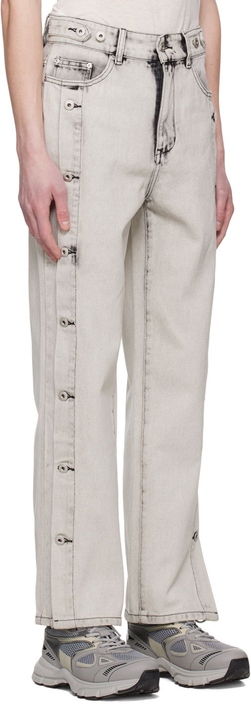 Jeans Feng Chen Wang Feng Chen Wang Side Release Jeans Grå | FUS15TR08, 1