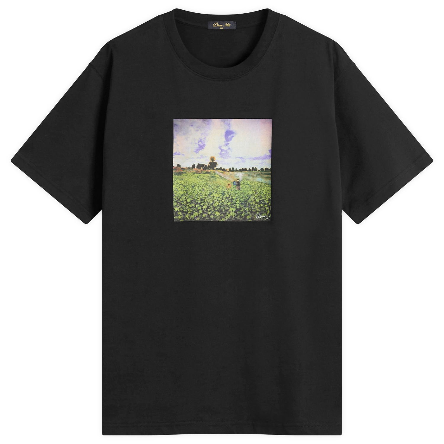 T-shirt Dime Dime Field Trip T-Shirt, Size Large Sort | DIME2SP2554BLK, 0