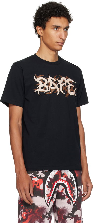 T-shirt BAPE Trial Camo 'BAPE' Logo T-Shirt Hvid | 001TEL301037M, 4