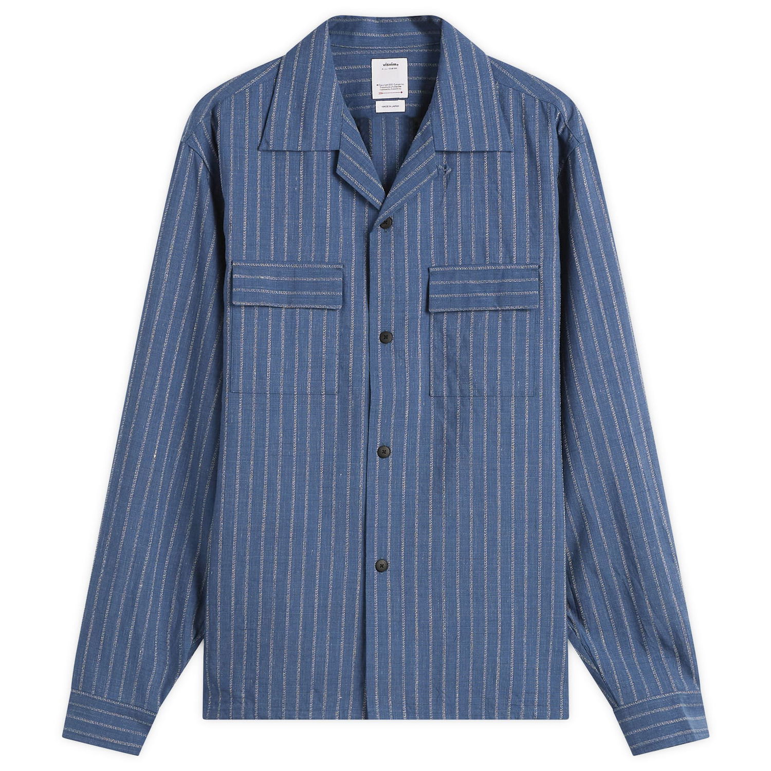 Skjorte visvim Keesey Stripe Shirt Blå | 0125205011005, 1