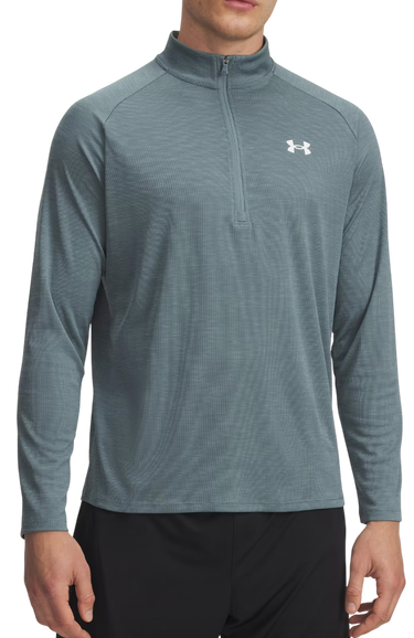 Sweatshirt Under Armour Tech Textured Half-Zip Pullover Turkis | 1382797-587, 0