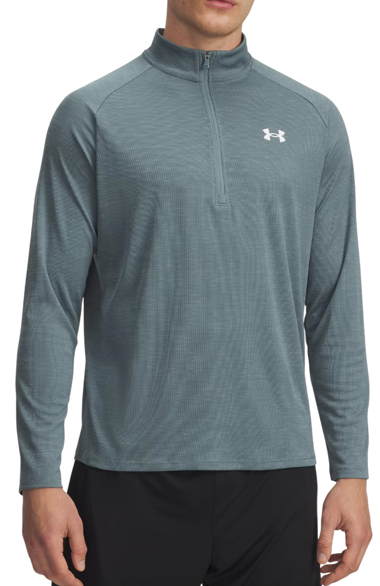 Sweatshirt Under Armour Tech Textured Half-Zip Pullover Turkis | 1382797-587