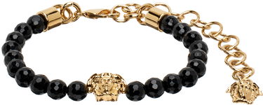 Armbånd Versace Black & Gold Medusa Bracelet Metalisk | 1015273_1A10822, 0