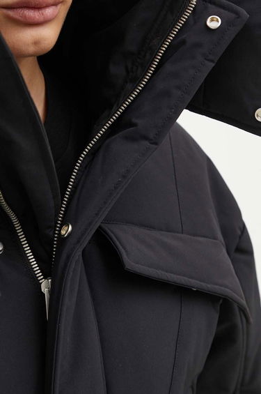 Puffer jakke HELIOT EMIL Cropped Asymmetrical Puffer Jacket Sort | PREAW24.W.02.132, 5