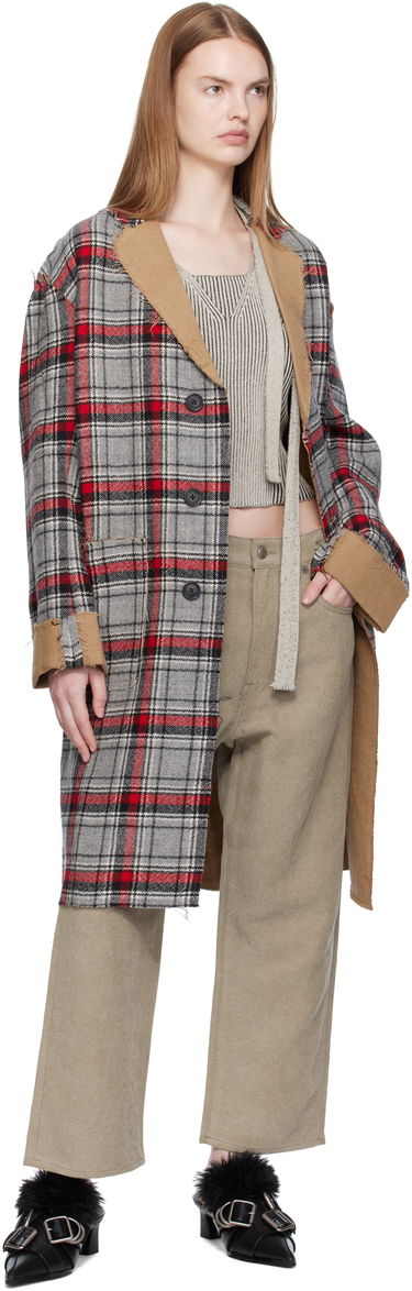 Frakker R13 R13 Raw Cut Reversible Coat Flerfarvet | R13WR469-R566A, 3