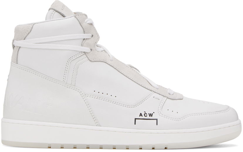 Sneakers og sko A-COLD-WALL* Luol Hi Top "White" Hvid | ACWUF085
