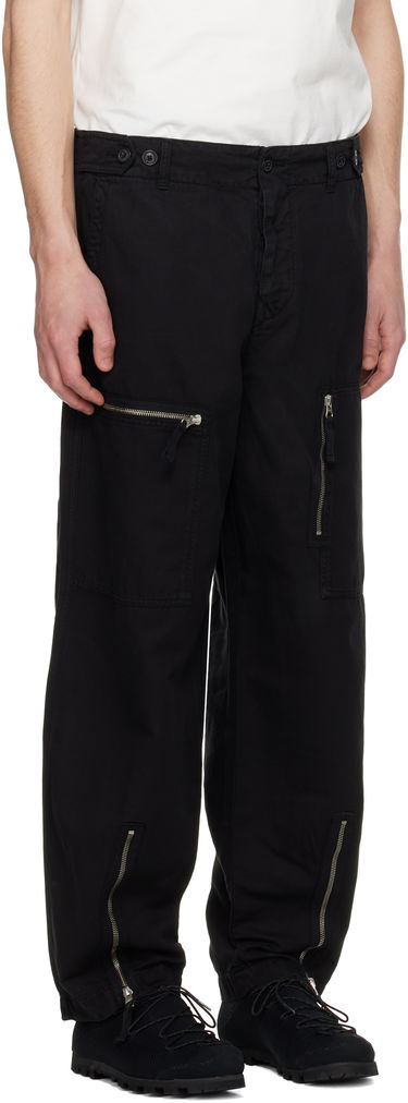 Cargo bukser C.P. Company C.P. Company Cotton Linen Cargo Pants Sort | 18CMPA104A-006273G, 1