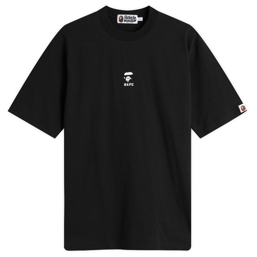 T-shirt BAPE Ape Face Shrunk T-Shirt Sort | 001CSL801309M-BLK
