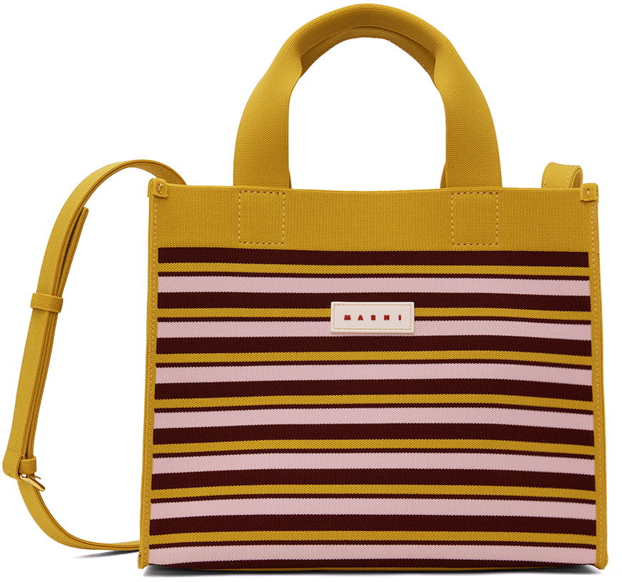 Mulepose Marni Small Shopping Tote Bag Lyserød | SHMP0083Q1 P6485, 0