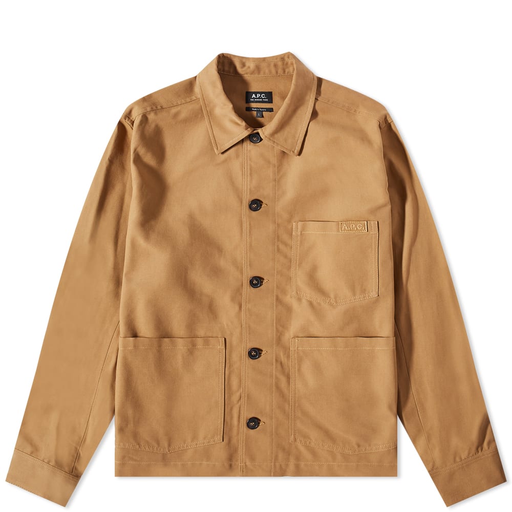 Jakke A.P.C. Chico Logo Chore Jacket Beige | COGBJ-H02800-CAF, 0