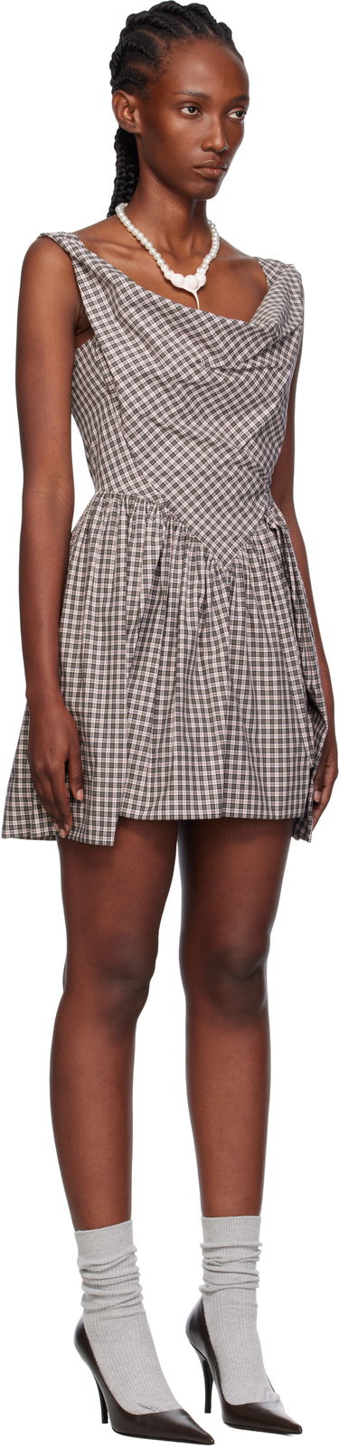 Kjole Vivienne Westwood Vivienne Westwood Sunday Plaid Mini Dress Flerfarvet | 1101039H-W0178-, 1