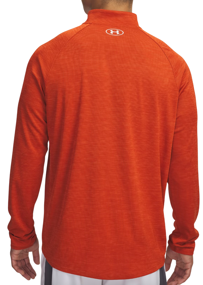 Sweatshirt Under Armour UA Tech Textured 1/2 Zip Top Orange | 1382797-844, 1