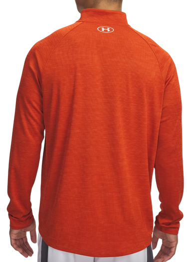 Sweatshirt Under Armour UA Tech Textured 1/2 Zip Top Orange | 1382797-844, 1