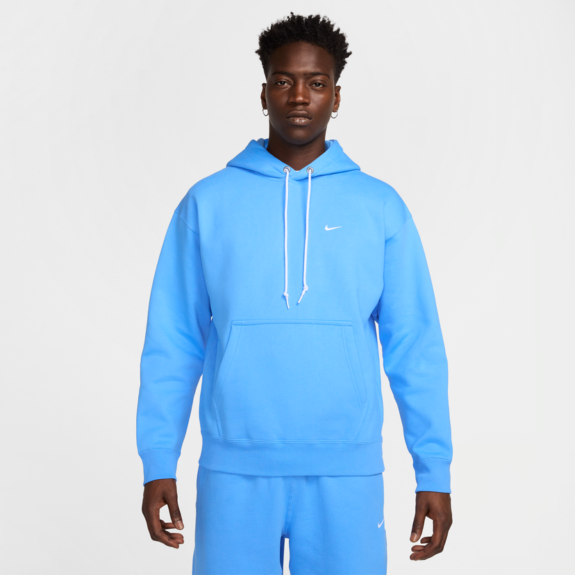 Sweatshirt Nike Solo Swoosh Fleece Hoodie Blå | DX1355-412