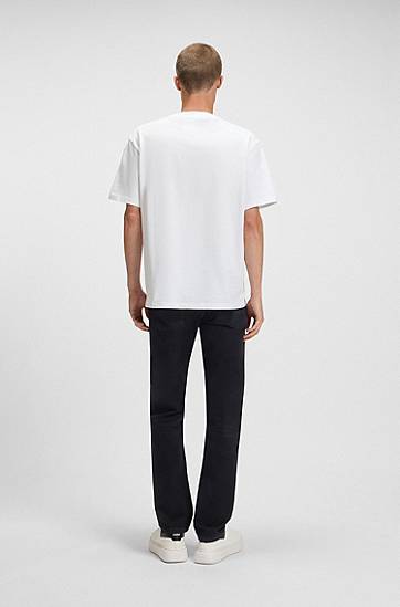 Jeans BOSS Slim-Fit Comfort-Stretch Jeans Sort | 50542677, 1