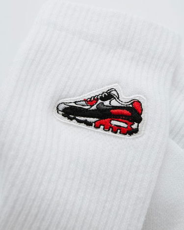 Sokker Nike Everyday Cushioned Crew Socks with Air Max 90 Patch Hvid | IB4150-100, 3