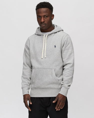 Sweatshirt Polo by Ralph Lauren Classic Popover Hoody Andover Heather Grå | 710766778006, 3
