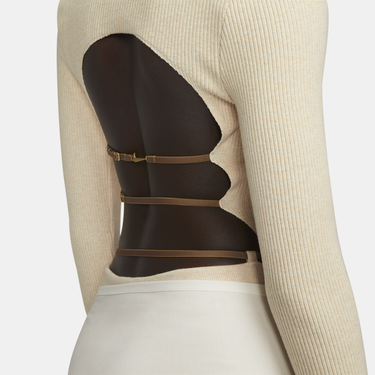 Polo skjorte Nike Jacquemus x Le Polo Beige | DN3225 219, 3