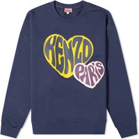 Sweatshirt KENZO Hearts Crew Sweat Mørkeblå | FD65SW0814MF-77, 1
