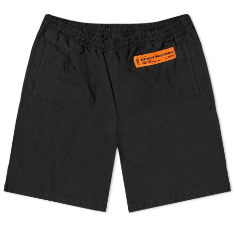 Shorts HERON PRESTON Washed Nylon Short Sort | HMCL006F22FAB0011000, 0