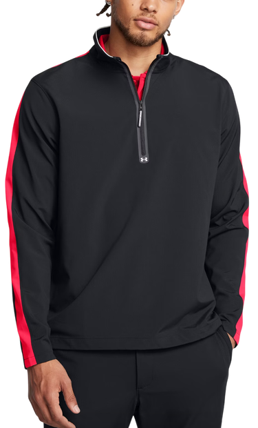 Sweatshirt Under Armour Storm Windstrike Half-Zip Pullover Sort | 1383149-001, 0