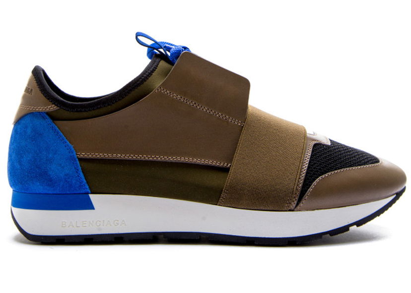 Sneakers og sko Balenciaga Race Runner "Brown Black Blue" Brun | 535391 W0YXS 3263