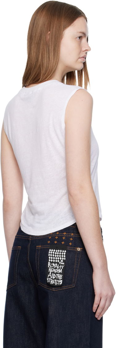 Tanktop Ksubi Ksubi Motor Oil Moss Cropped Tank Top Hvid | WFA25TA003, 2