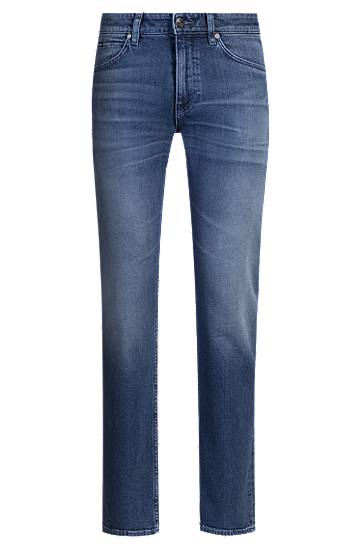 Jeans BOSS Delaware Slim-Fit Comfort-Stretch Jeans Blå | 50538537, 0